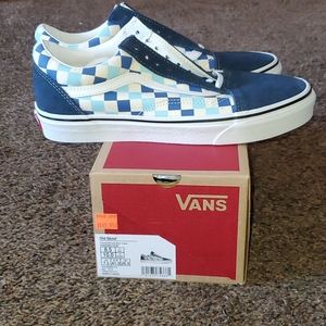 VANS Old Skool blue checkered